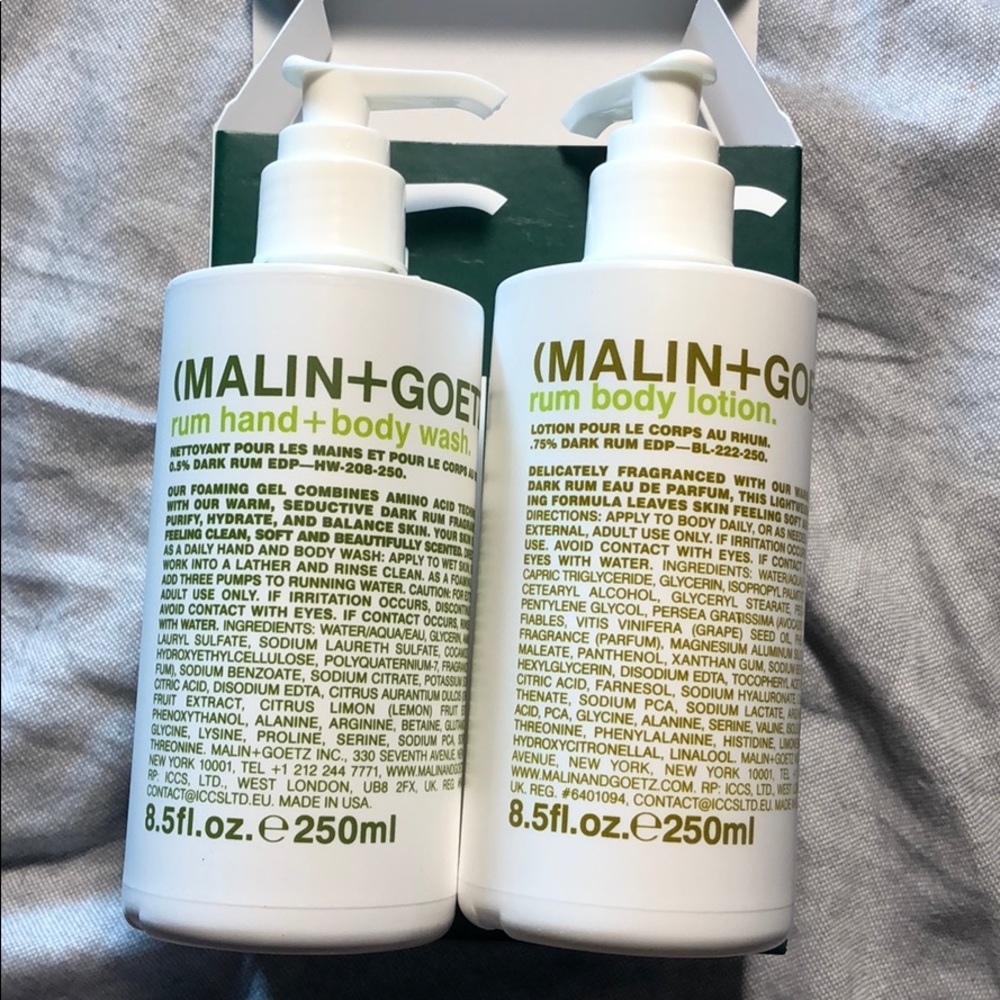MALIN + GOETZ New Rum Hand Wash and Lotion Set - Picture 4 of 4